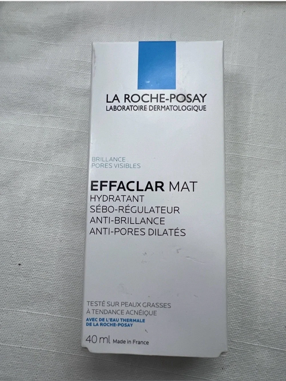 La Roche-Posay Effaclar Mat Moisturizer 40ml / 1.3 Oz Sebum Regulerende New